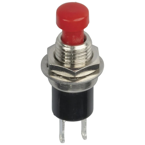 Miniature N/O - SPST Momentary Switch 125V 1A Red (Pro# SWT118 )