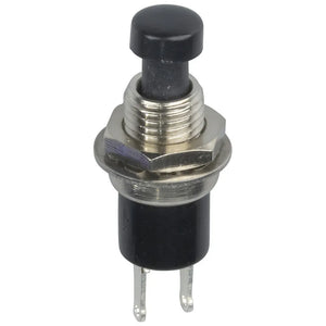 Miniature N/O - SPST Momentary Switch 125V 1A Black (Pro# SWT117)