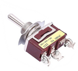 SPDT ON-OFF-ON (Centre-Off) Heavy Duty Toggle Switch 15A 250VAC /3 Position / 3 Pin (Pro# SWT018)