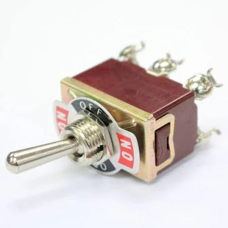 DPDT On-Off-On Momentary Heavy Duty Toggle Switch 15A 250VAC / 3 Position / 6 Pin (Pro# SWT019)