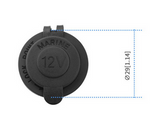 12V/24V Marine Grade 10A Double Panel Mount Cigarette Sockets (Pro# POR501)