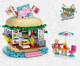LOZ Burger Shop Amusement Theme Park Mini Building Block Toy (Pro# TOK101)