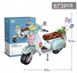 LOZ Scooter DIY Creative Mini Brick Car Toys for Children Building Block (PRO# TOK104)