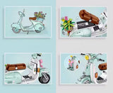 LOZ Scooter DIY Creative Mini Brick Car Toys for Children Building Block (PRO# TOK104)