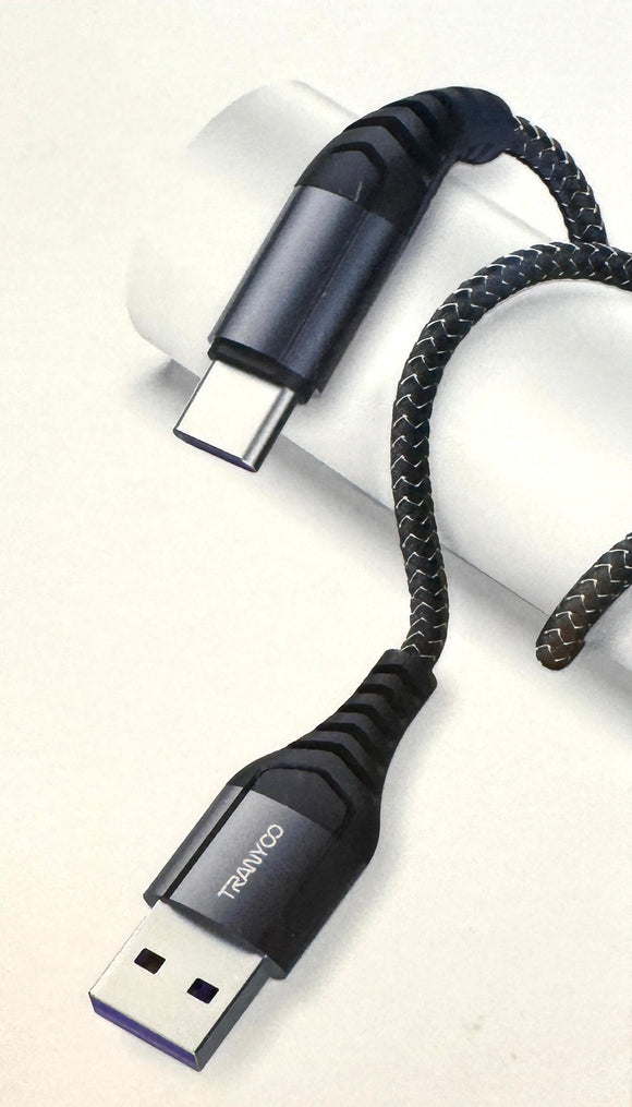 USB-A to USB-C Fast Charging Braided Cable 1M (Pro# UBC812)