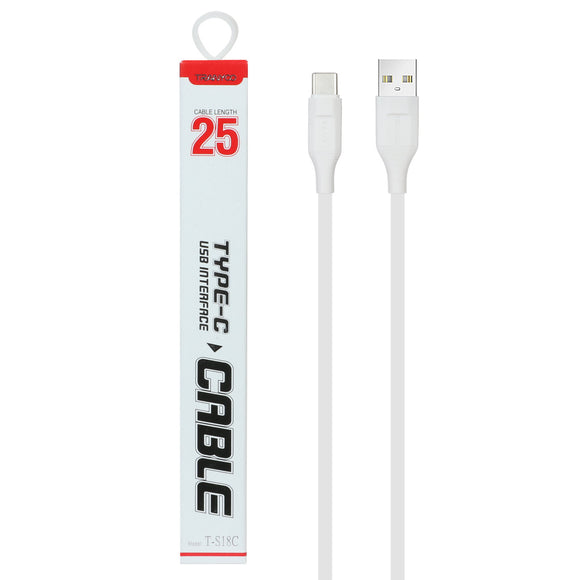 250MM USB-A to Type-C Fast Charging Cable and Data  (Pro# UBC811)