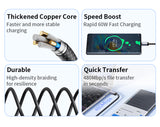 1M 60w Type-C to Type-C Charging & Data Transfer Cable (Pro# UBC814)