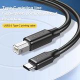 MindPure - USB-C to USB-B 2.0 Printer cable 2m (Pro# UBC835)