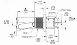 Waterproof IP67 SPDT Center Off Momentary Toggle Switch (Pro# SWT123 )