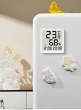 3.8 Inch Screen Digital Thermometer & Hygrometer with Clock (Pro# THM109)
