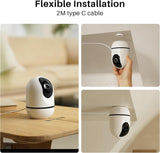 WUUK Pan & Tilt Indoor Camera 4MP (Pro# CAA241)