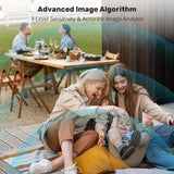 WUUK 4MP Indoor/ Outdoor Security Camera with Magnet Base (Pro# CAA247)