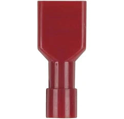 Red Female Spade Style 6.8mm Crimp Fully Insulated Terminal Pack of 10 (Pro# CST122)