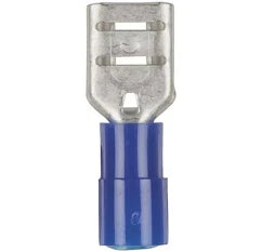 Blue Female Spade Style 6.8mm Crimp Terminal Pack of 50 (Pro# CST223)