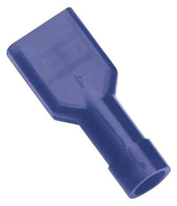 Blue Female Spade Style 6.8mm Crimp Fully Insulated Terminal Pack of 50 (Pro# CST225)