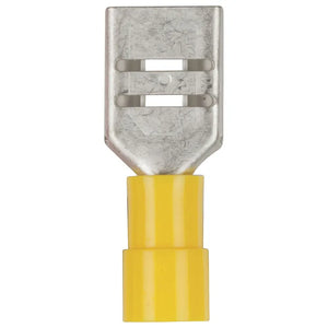 Yellow Female Spade Style 9.5mm Crimp Terminal Pack of 5 (Pro# CST323)