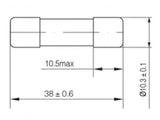 5AG Ceramic Fuse for MC4 Solar Connection - 20A (Pro# FUS492)