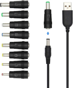 SAVITECH - 8 Plug DC to USB Cable Kit (Pro# POR021)
