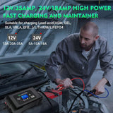 35A 12V-24V Car Battery Charger For AGM Lithium LiFePo4 GEL WET Lead Acid Battery (Pro# POR104))