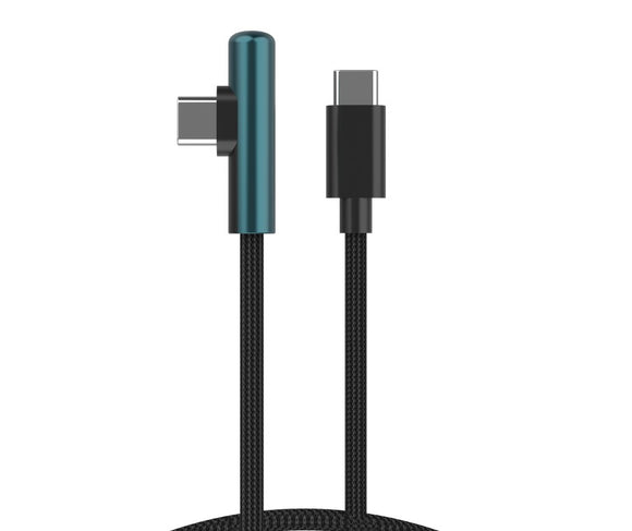 2 Meters USB-C Right Angle Braided Data Cable / 60W (Pro# UBC808)