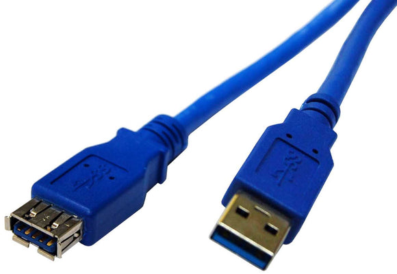DYNAMIX 2m USB 3.0 USB-A Male to Female Extension Cable.