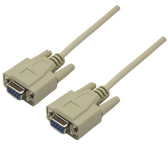 DYNAMIX 2m Null Modem Cable DB9 F/F