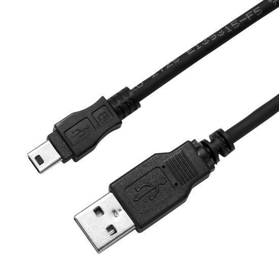 DYNAMIX 0.3m USB 2.0 Mini-B (5-pin) Male to USB-A Male