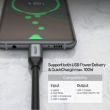 2m USB-C to USB-C 3.1 Gen1 Cable for Syncing & Charging. PD100W
