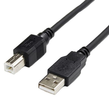 DYNAMIX 3m USB 2.0 Cable USB-A Male to USB-B Male Connectors.