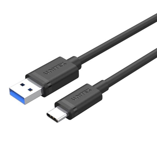 2m USB 3.0 USB-A Male To USB-C Cable. Reversible USB-C.