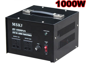 1000 Watt Voltage Converter Transformer - Heavy Duty Step Up/Down (Pro# TF1000W)