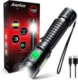 Axefury A7 1300 Lumen Rechargeable Torch (Pro# TOR073)