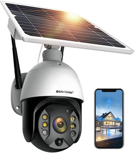 5MP Solar 4G/5G IP Camera - Outdoor PTZ 5X ZOOM (Pro# CAA211)