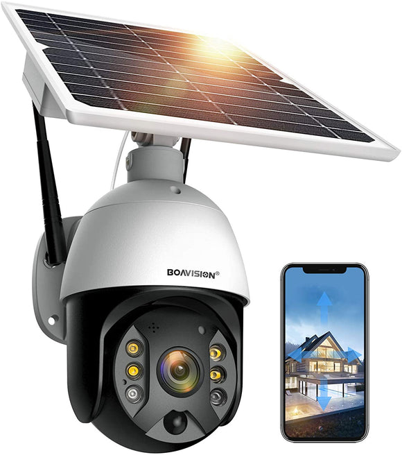 Solar 3G/4G IP Camera - Outdoor PTZ 5X ZOOM