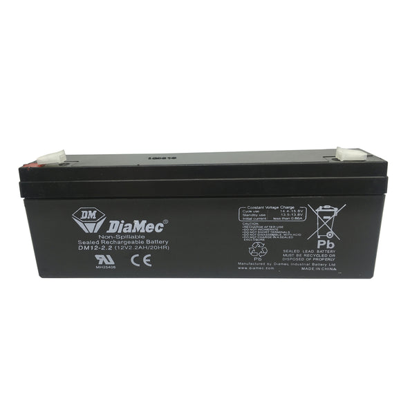 12V 2.2Ah Sealed Lead Acid (SLA) Battery (Pro# SB2482)