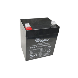 12V 4.5Ah Sealed Lead Acid (SLA) Battery (Pro# SB2484)