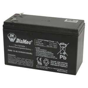 12V 6.5Ah Sealed Lead Acid (SLA) Battery (Pro# SB2485)