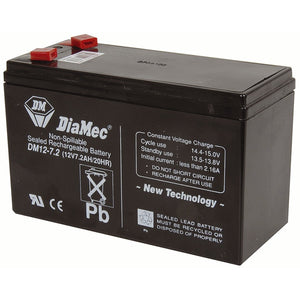 12V 7.2Ah Sealed Lead Acid (SLA) Battery (Pro# SB2486)