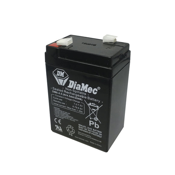 6V 4.5Ah SLA Battery (Pro# SB2496)