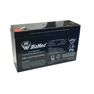 6V 12Ah SLA Battery (Pro# SB2497)