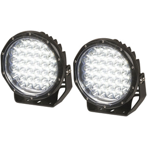 6000 Lumen 7 Inch Solid LED Driving Light, Sold as Pair (Pro# SL4001)